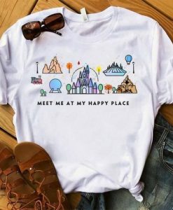 Meet Me At My Happy Place T-Shirt ZNF08