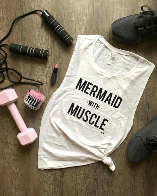 Mermaid with Muscle TanAk Top ZNF08