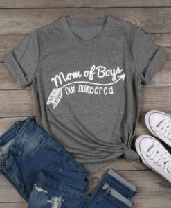 Mom Of Boys T-Shirt ZNF08