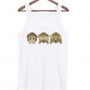 Monkey Emoji Tanktop ZNF08