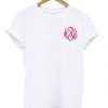 Monogrammed T shirt ZNF08