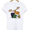 Moose drinking beer t-shirt ZNF08