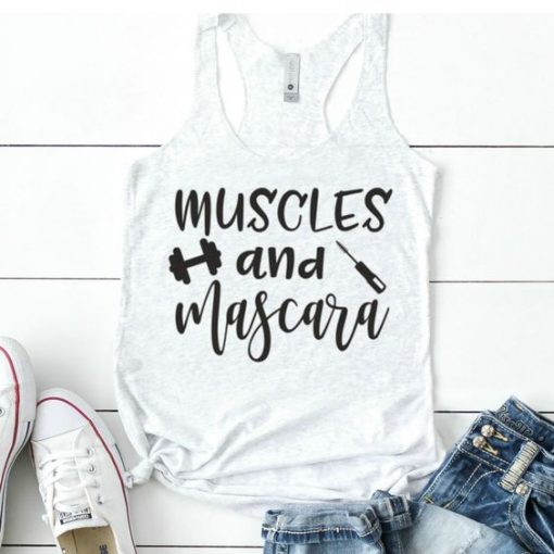 Muscles and Mascara TANK TOP ZNF08