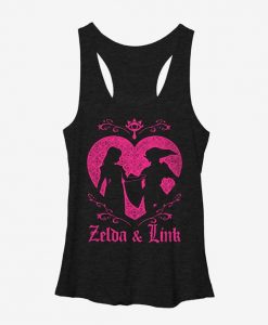 Nintendo Legend of Zelda Link Love Girls Tanks ZNF08