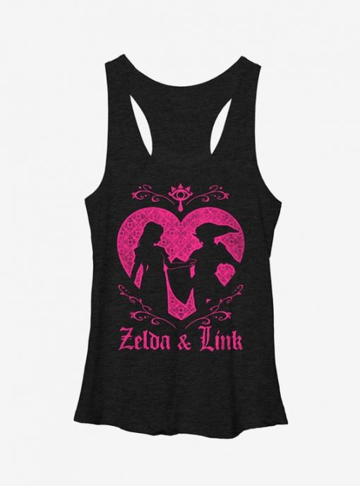 Nintendo Legend of Zelda Link Love Girls Tanks ZNF08