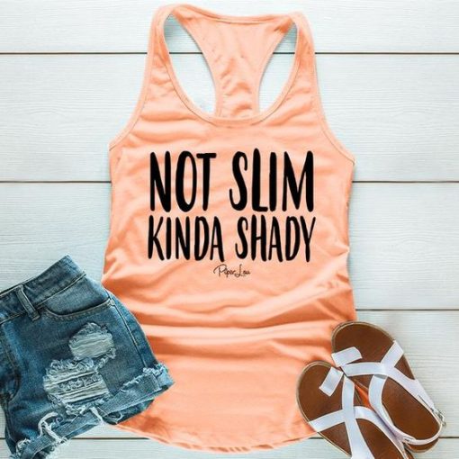 Not Slim Kinda Shady TANK TOP ZNF08