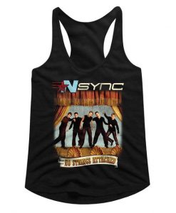 Nsync-No Strings No Words Black Junior Women's TANK TOP ZNF08