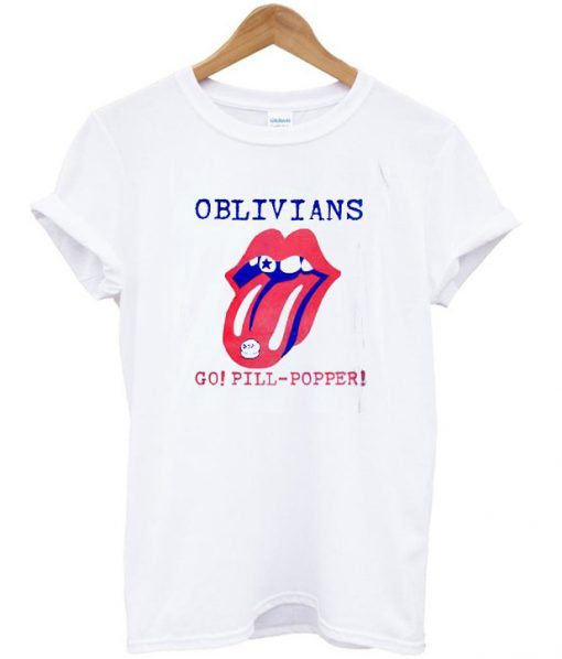 Oblivians Go Pill Popper T-Shirt ZNF08