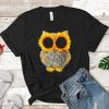 Owl made of sunflower seeds shirt ZNF08