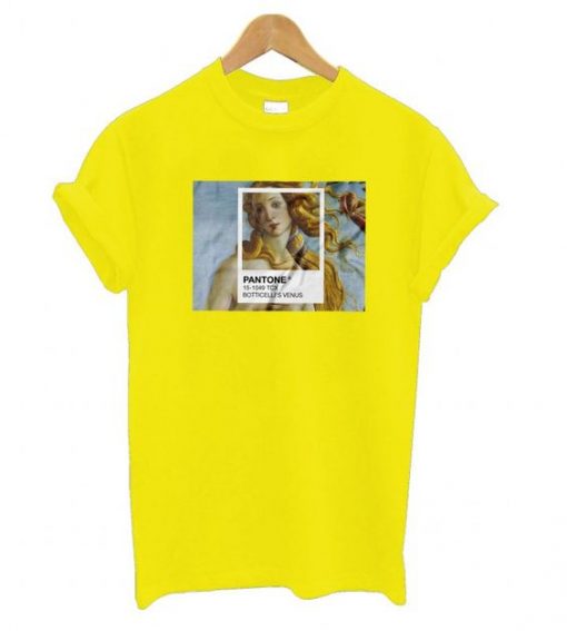 Pantone Botticelli’s Venus T shirt ZNF08