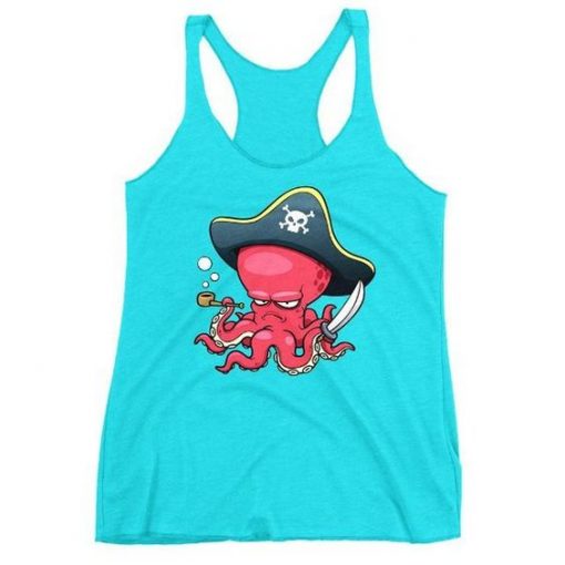 Pirate Octopus Tank Top ZNF08