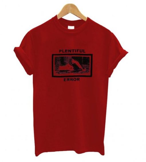 Plentiful Error Graphic T shirt ZNF08