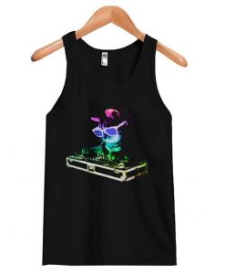 Rainbow DJ Kitty Tank top ZNF08