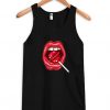 Red Lips With Lollipop Tanktop ZNF08