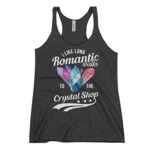 Romantic Walks To The Crystal Shop Women's Racerback Tank ZNF08