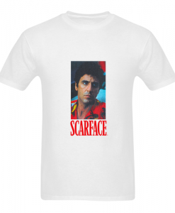 Scarface Face White t-shirt ZNF08