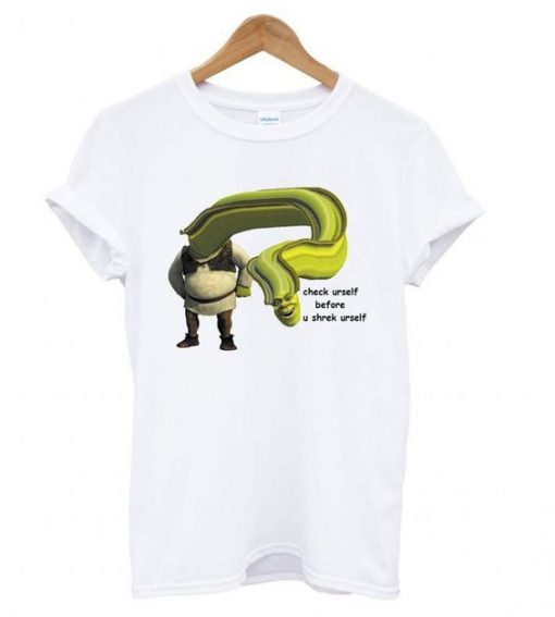Shrek Yourself Before You Wreck Yourself T shirt ZNF08