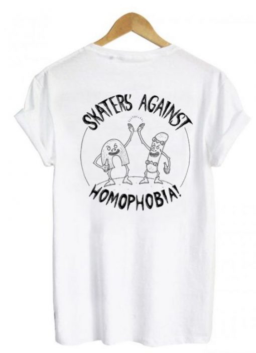 Skaters Against Homophobia T-shirt ZNF08