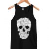 Sketchy Cat Skull Tank top ZNF08