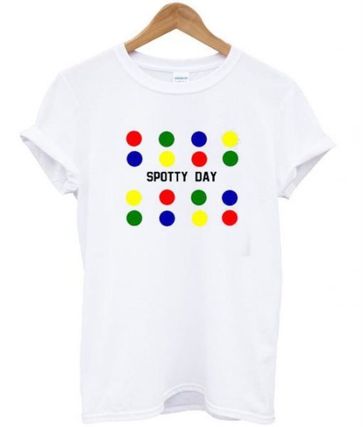 Spotty Day White T -shirt ZNF08