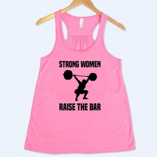 Strong Women Raise The Bar TANK TOP ZNF08