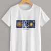 Sun Moon Star Print Tee T-Shirt ZNF08