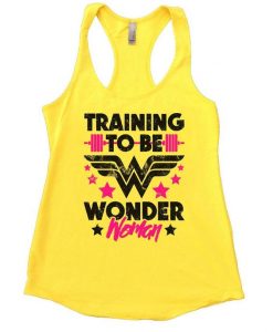 TRAINING TO BE WONDER Woman TANK TOP ZNF08