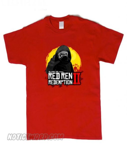 The Dark Red Ren smooth T-Shirt ZNF08