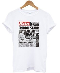 The Sun Freddie Starr Ate My Hamster T-Shirt ZNF08