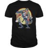 Unicorn And Greyhound Riding A Dinosaur T SHIRT ZNF08