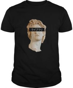 Vaporwave Roman Head T Shirt ZNF08