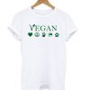 Vegetarian White T shirt ZNF08