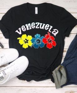 Venezuela Flower Tshirt ZNF08