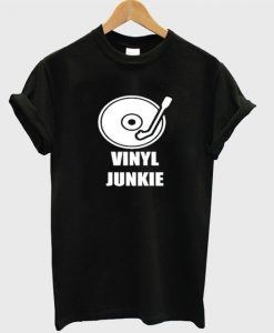Vinyl junkie t-shirt ZNF08