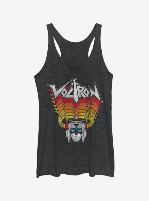 Voltron Robot Stripes Girls Tank Top ZNF08