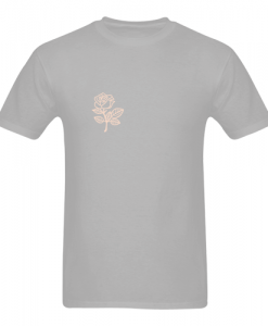 White Rose Flower T-shirt ZNF08