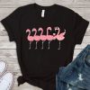 Wine And Flamingo T-shirt ZNF08