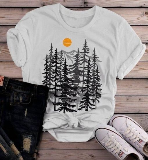 Women's Forest T Shirt ZNF08