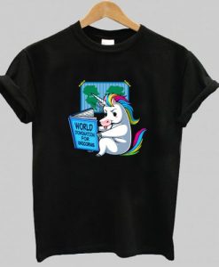 World Domination for Unicorns T Shirt ZNF08