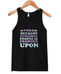 Yoga-because-punching-tanktop ZNF08