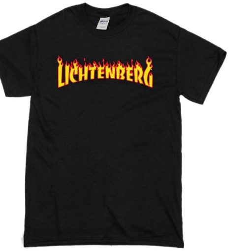 lichtenberg flame T-shirt ZNF08