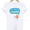 my dad is roarsome t-shirt ZNF08