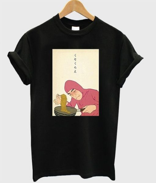 ramen art t-shirt ZNF08