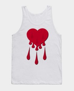 red heart TANK TOP ZNF08