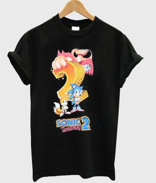 sonic the hedgehog 2 t-shirt ZNF08