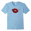 this Red Kissing Lips T-shirt ZNF08