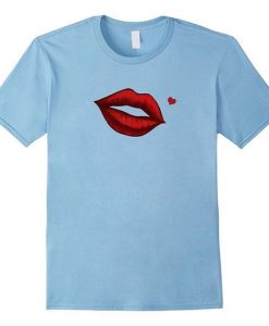 this Red Kissing Lips T-shirt ZNF08