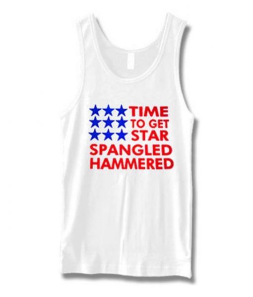 time to get star spangled hammered tanktop ZNF08