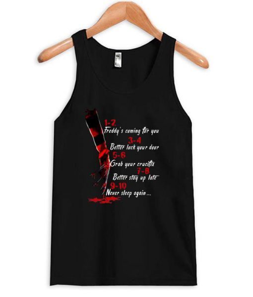 A Nightmare On Elm Street Hand 1 2 Freddy’s Coming For You Tanktop ZNF08