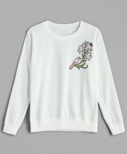 Autumn and Spring Floral SWEATSHIRT ZNF08